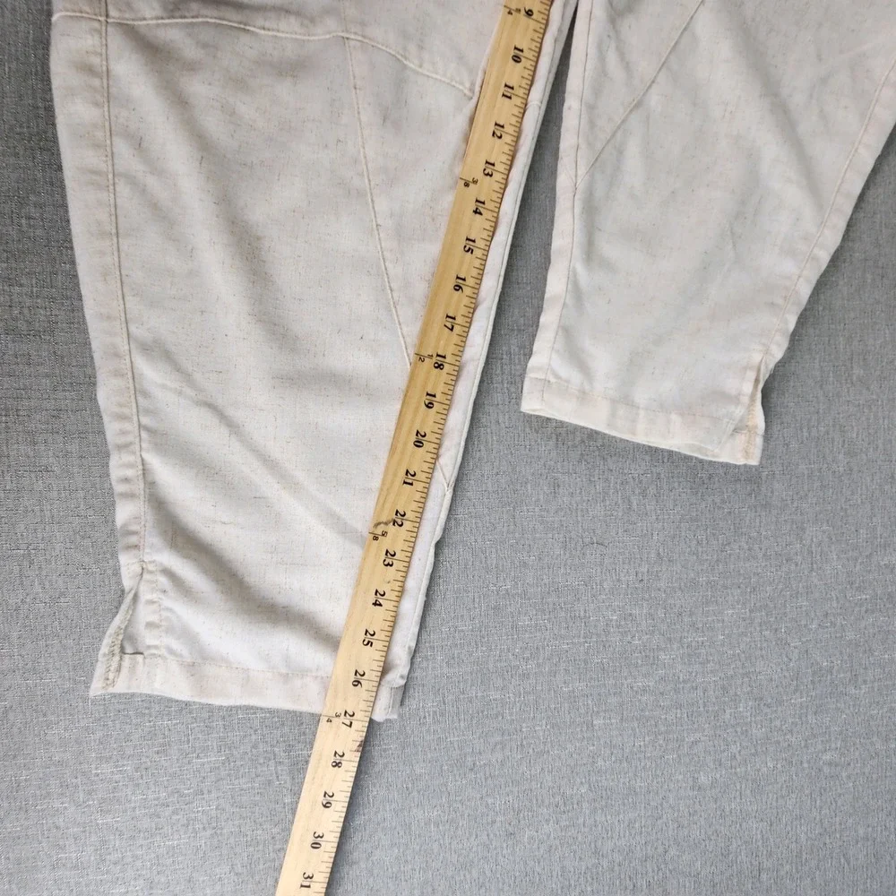 Coofandy Cream Multi-Paneled Cotton Lounge Pants Mens Large Gorpcore Minimalist